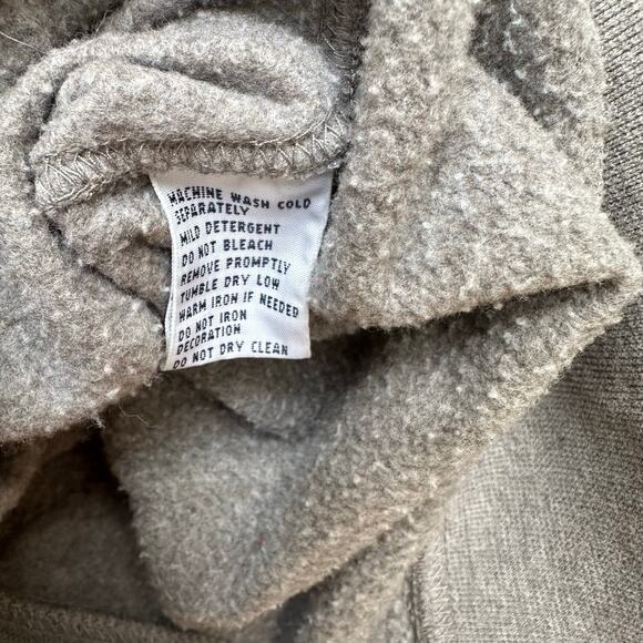 Polo Ralph Lauren Gray Shawl Collar Sweatshirt XL Elbow Patch Pullover - Picture 5 of 7